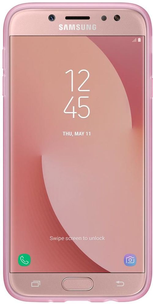 купить Чехол для смартфона Samsung EF-AJ730, Galaxy J7 2017, Jelly Cover, Pink в Кишинёве 