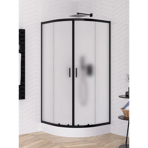 купить Душевая кабина New Trendy Suvia Black Square Matt 90x90x206 (ZS-0018) в Кишинёве 