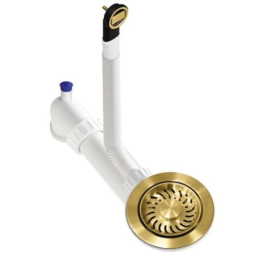 cumpără Sifon pentru chiuvetă bucătărie Helika-AquaSanita AQF-001V-G Gold în Chișinău 