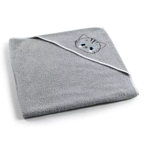cumpără Accesoriu pentru baie PernaMea Prosop de baie 90x90cm broderie/pisica în Chișinău 