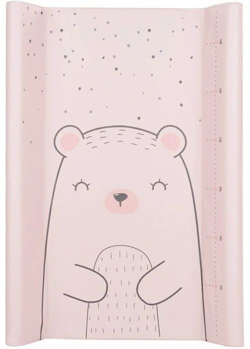 Пеленальник твердый KikkaBoo Bear with me Pink, 80x50 cm 