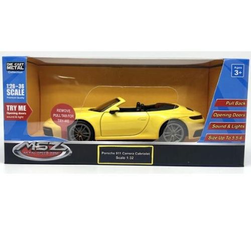 cumpără Mașină MSZ 68706M Die-cast model Porsche 911 Carrera Cabriolet, 1:32 în Chișinău 