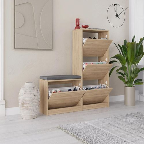 cumpără Raft pentru încălțăminte Hanah Home Dude Oak în Chișinău 