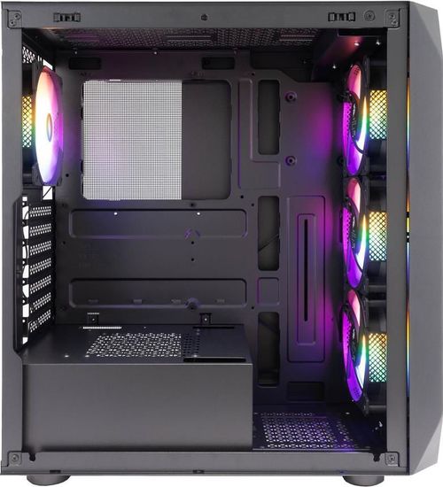 купить Корпус для ПК 1stplayer AY7 Black, ATX w/o PSU (AY7-BK-4F2) в Кишинёве 