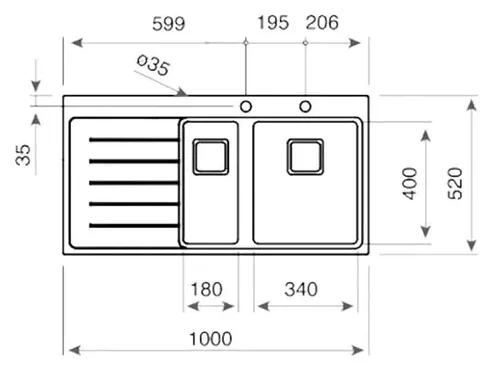 купить Мойка кухонная Teka ZENIT RS15 1 1/2B 1D L в Кишинёве 