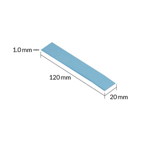 купить Термопрокладка Arctic Premium Performance Thermal Pad TP-3 Blue 4 Pack 120x20mm x 1mm, Continuous Use Temperature -40~150 degree celcius, 3.4 g/cm³, ACTPD00056A в Кишинёве 
