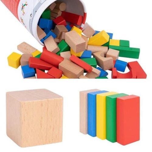купить Конструктор Tooky Toy TH467 Constructor din lemn 100 buc, 57335 в Кишинёве 