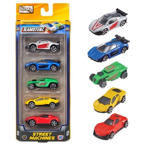 cumpără Mașină HTI 1417044 Set de 5 mașini Teamsterz Street Machines Die-Cast, în as. în Chișinău 