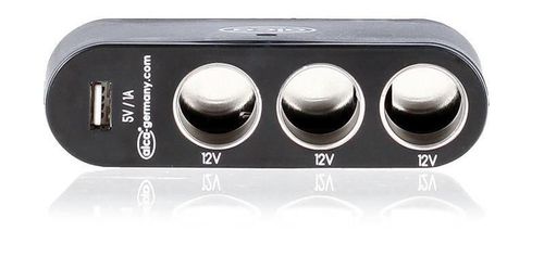 купить Разветвитель для прикуривателя Alca 510200 multiplicator bricheta auto 3 x12V + 1USB в Кишинёве 