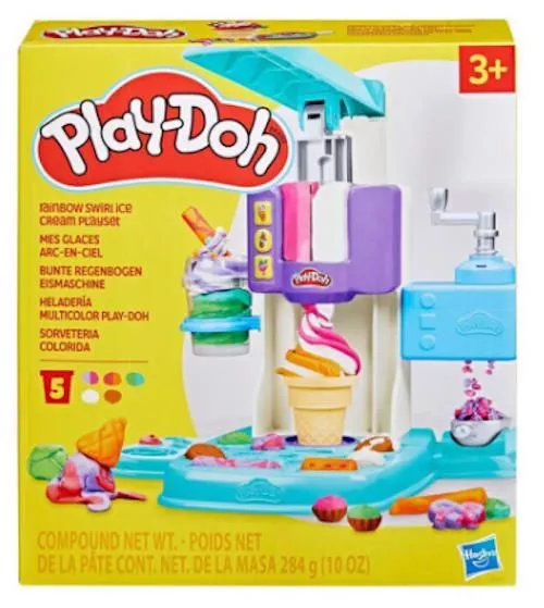 cumpără Set de creație Hasbro G0028 Набор Play-Doh Playset Rainbow Swirl Ice Cream în Chișinău 