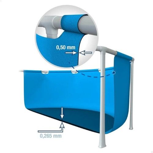 cumpără Piscină cu cadru Intex 28296 Metal Frame Blue 244х76сm, 2843L, cadru metalic în Chișinău 