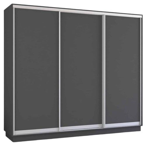 cumpără Dulap Mobildor-Lux Fox uși glisante din PAL (240x60x220H cm) Anthracite în Chișinău 