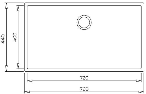 cumpără Chiuvetă bucătărie Teka Square 72.40 TG tegranit BLACK în Chișinău 