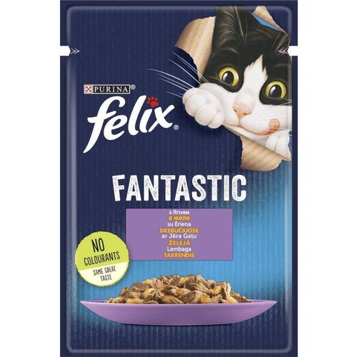 cumpără Hrană pentru animale de companie Purina Felix Fantastic cons.in aspic p/pisici (miel) 85g (26) în Chișinău 