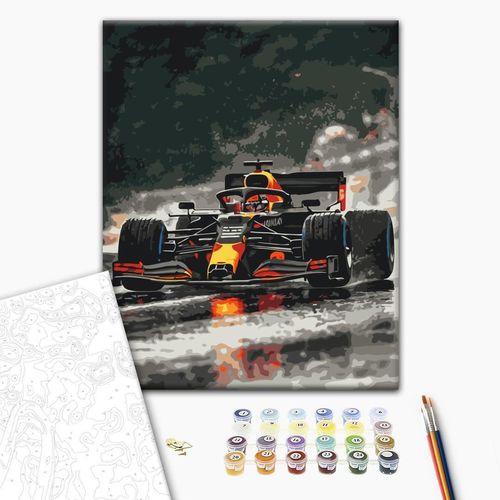 купить Картина по номерам BrushMe BS54520 40x50cm (în cutie) Formula adrenalinei в Кишинёве 