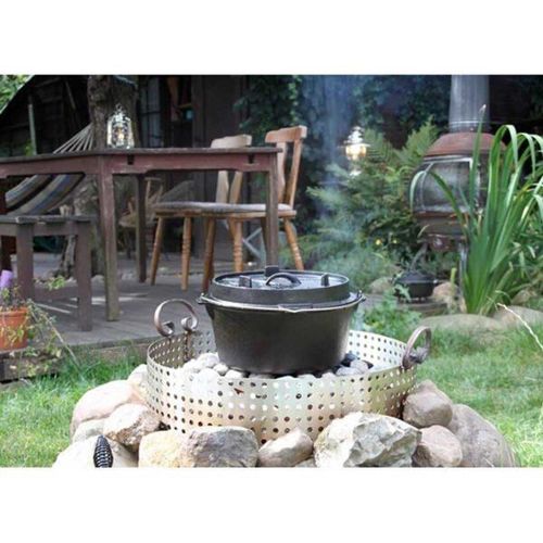 купить Казан Petromax Dutch Oven 8L cu capac si fund plat, fonta в Кишинёве 