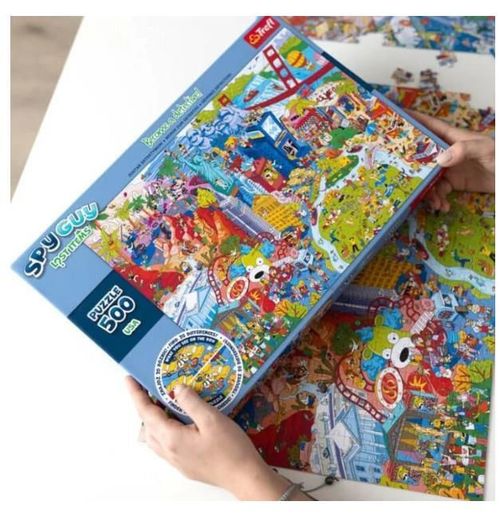 cumpără Puzzle Trefl 37480 Puzzle 500. Spy Guy Lost Items: USA în Chișinău 