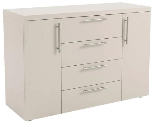 cumpără Comodă Mashtab S12315 Madrid 4 sertare Cashmere Dublă (1200x430x800) în Chișinău 