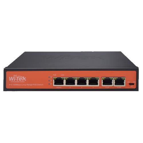 купить Аксессуар для систем безопасности Wi-tek WI-PS205 Switch 4PoE+ в Кишинёве 