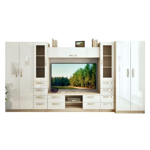 купить Шкаф Bafimob Standard Стенка Людмила Х (Мини ТВ-1,5м) 3,9м в Кишинёве 