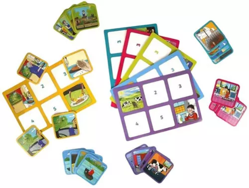 cumpără Joc educativ de masă Noriel S00003050 Joc de logică Completează poveștile, galben-mov (ro) în Chișinău 