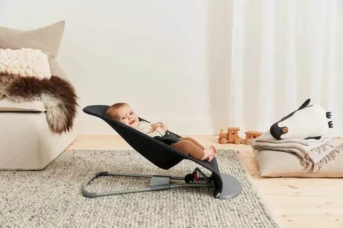 купить Детское кресло-качалка BabyBjorn 006116A Bliss Black, Coton в Кишинёве 