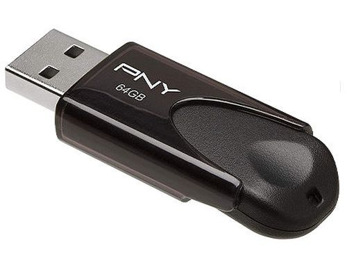 cumpără 64GB USB Flash Drive PNY Attache 4, Black, USB 2.0, FD64GATT4-EF (memorie portabila Flash USB/внешний накопитель флеш память USB) în Chișinău 