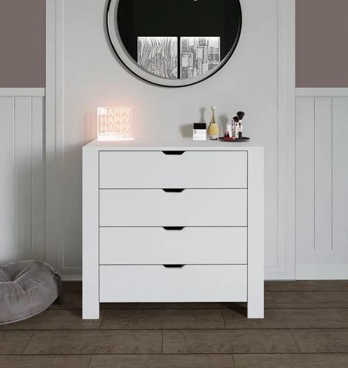купить Комод Trendy Duru 1600-31-White, 90x85x42cm (GTR007926) в Кишинёве 