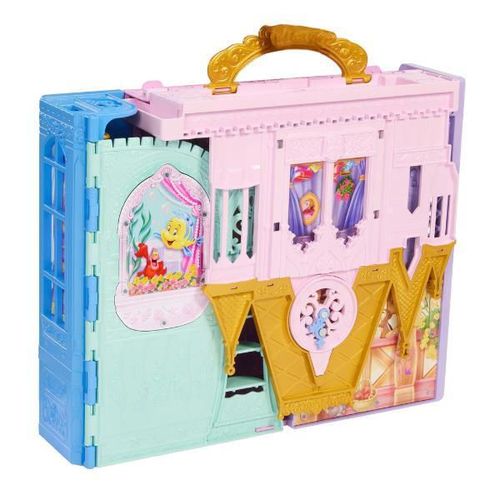 купить Домик для кукол Mattel JLK27 Складной замок Принцессы Диснея в Кишинёве 