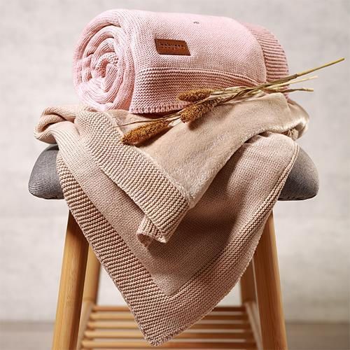 cumpără Lenjerie de pat pentru copii BabyOno 1671/01 Patura de bumbac cu captuseala de flanel (roz) în Chișinău 