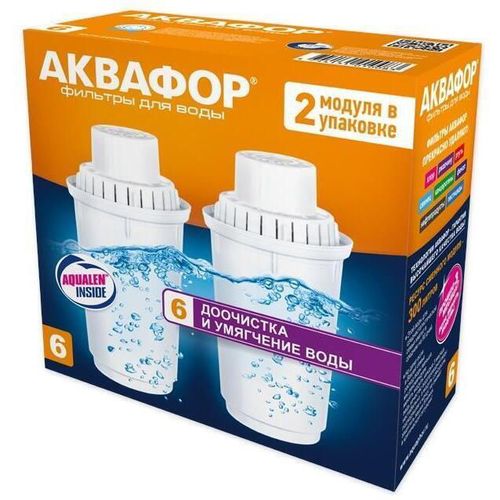 купить Картридж для фильтров-кувшинов Aquaphor B100-6 (K2) в Кишинёве 
