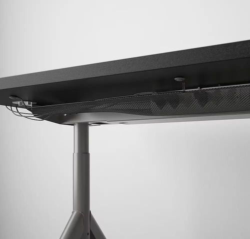 купить Офисный стол Ikea Idasen 120x70 (Negru/Gri Inchis) в Кишинёве 