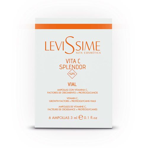 Fiole cu vitamina C și proteoglicani Levissime Vita C Splendor + Flacoane GPS (6x3 ml) 