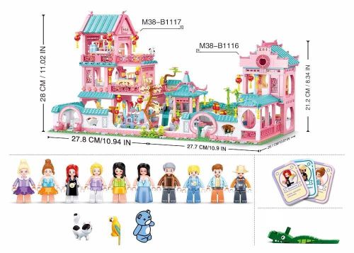 cumpără Set de construcție Sluban B1117 Girls Dream - Vila in stil chinezesc în Chișinău 