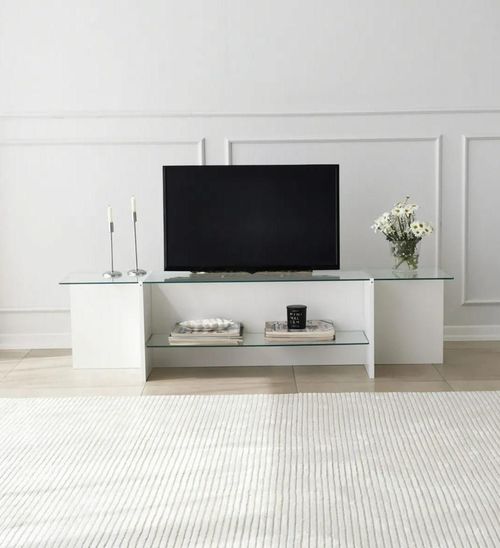 cumpără Comodă TV Trendy Evadare, Alb 158x40x35cm în Chișinău 