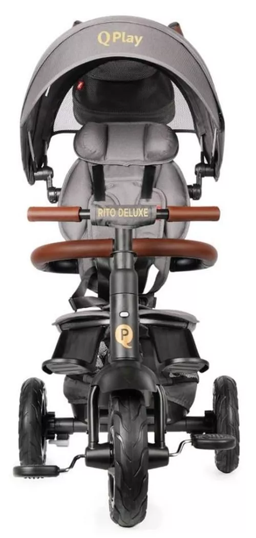 купить Велосипед-коляска Qplay Rito Deluxe Grey в Кишинёве 