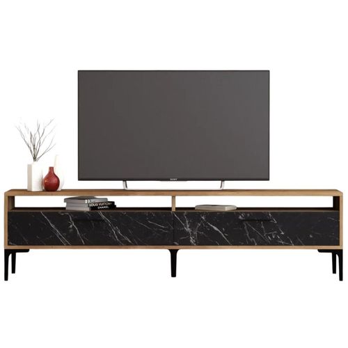 cumpără Comodă TV Trendy Istanbul 2, Marmura neagra de nuc în Chișinău 