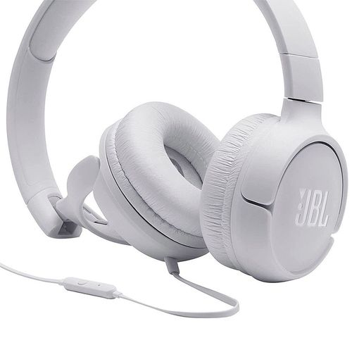 купить JBL TUNE 500 White On-ear Headset with microphone, Dynamic driver 32 mm, Frequency response 20 Hz-20 kHz, 1-button remote with microphone, JBL Pure Bass sound, Tangle-free flat cable, 3.5 mm jack, White JBLT500WHT в Кишинёве 