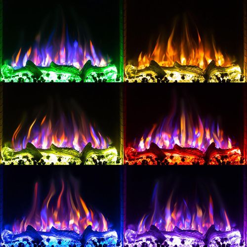 купить Камин электрический ArtFlame Columb & Tomas, 1050x1250x300mm, Alb в Кишинёве 