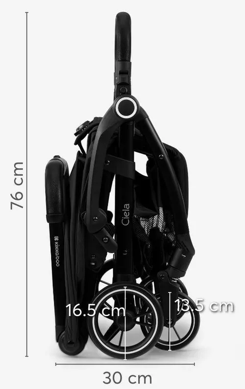 купить Детская коляска Kikka Boo 31001030152 Ciela Black в Кишинёве 