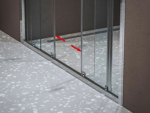 купить Перегородка для душевой кабины Ravak Shower door Blix II 130x195 Chrome transparent 0YMJ0C00Z1 в Кишинёве 