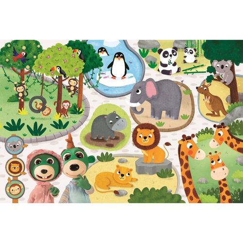купить Головоломка Trefl 42000 Puzzle 15 Gigante La Zoo в Кишинёве 