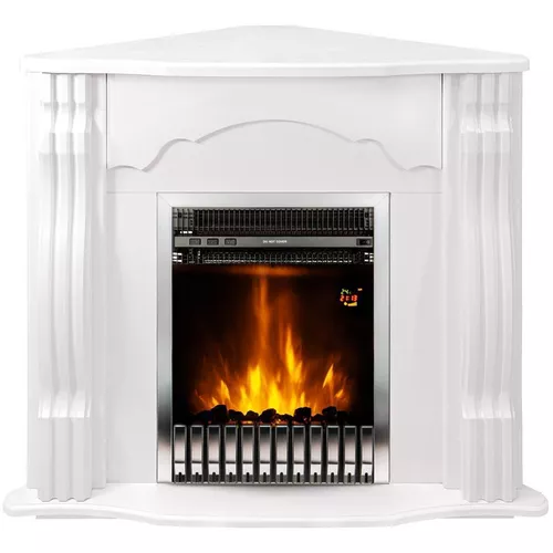 купить Камин электрический ArtFlame Clasic de colt white & Gala silver в Кишинёве 