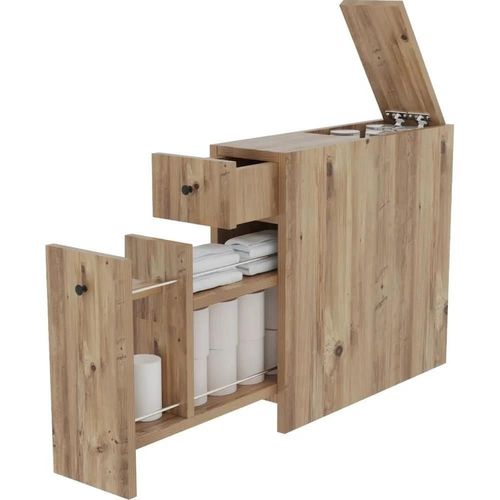 купить Шкаф-пенал Trendy Calencia-Stejar 19x55x60cm в Кишинёве 