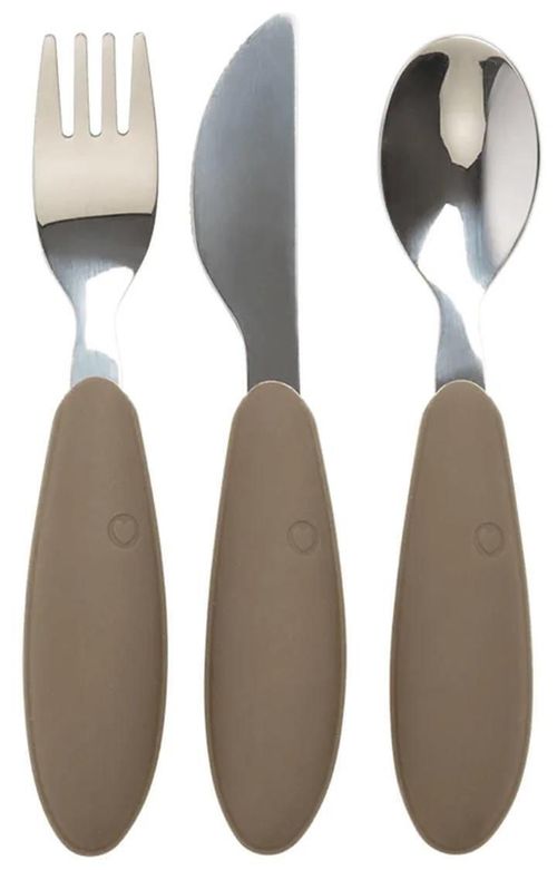 купить Посуда для кормления BIBS 4340243 Set tacamuri din otel inoxidabil Dark Oak в Кишинёве 