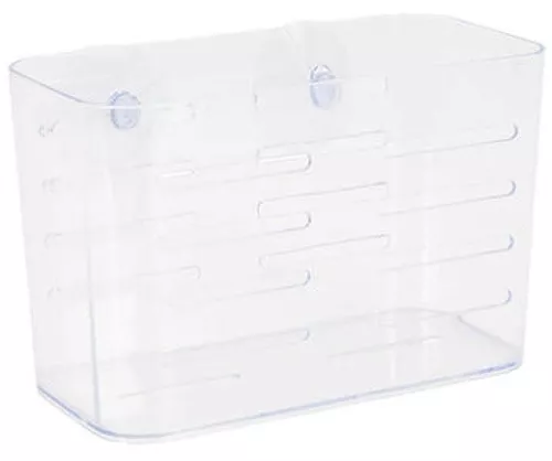 cumpără Raft de baie Holland 53948 Bathroom Solutions 12x11x19cm, cu ventuze, plastic în Chișinău 