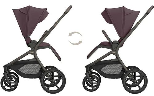 cumpără Сărucior pentru copii Kikka Boo 31001020173 Carucior 2in1 Goya Platinum Merlot în Chișinău 