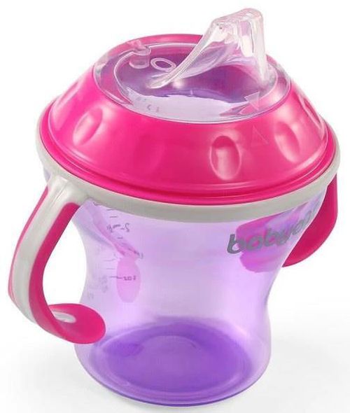 cumpără Cană cu pai BabyOno 1456/02 Cana cu sistem anti-varsare cu nasuc di silicon 180ml NATURAL în Chișinău 