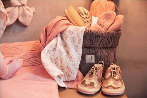 cumpără Cutie depozitare Jollein 580-001-66036 Cosulet Spring Knit Chestnut în Chișinău 