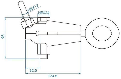 купить Таль King Tony 9CD31 захват для кузовных работ, средним захватом 5т. /2 т. в Кишинёве 